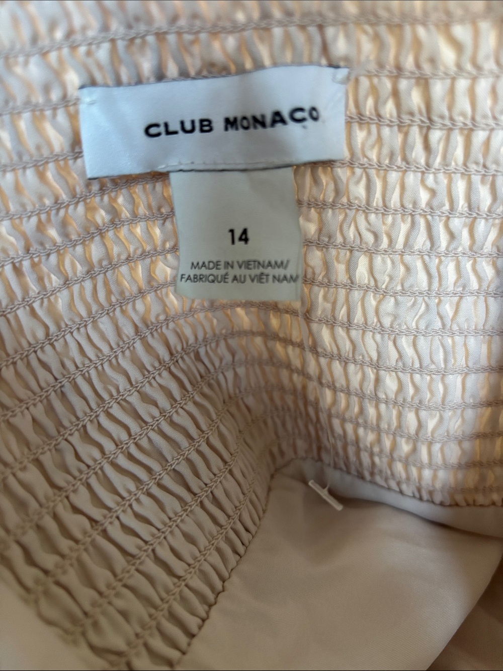 Club Monaco Pleated Tiers Occasion Dress, NWOT - Picture 5 of 9